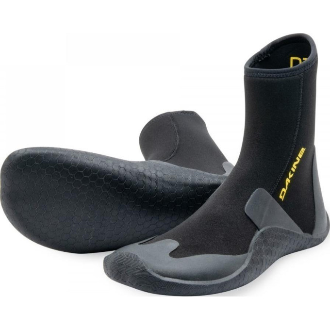 Гидротапки DAKINE UNISEX RT BOOT 5MM BLACK Размер 12 DK22U5RB (0604565453006)